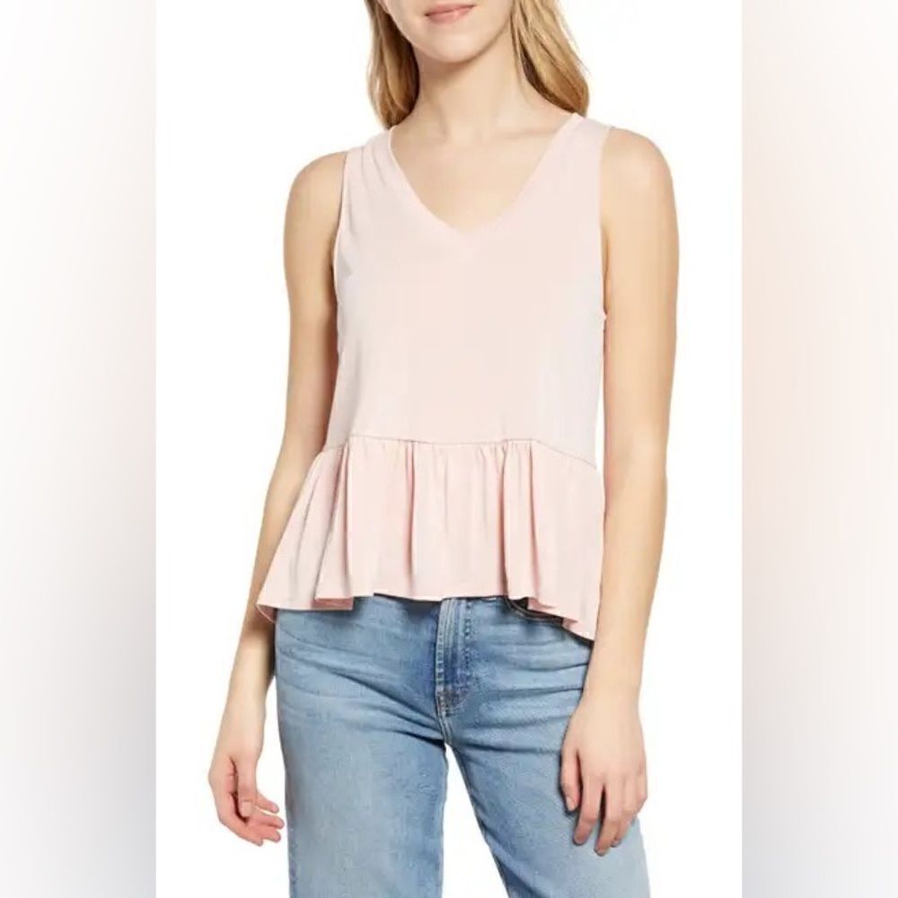 Lucky Brand Women's Tiered V-Neck Tank